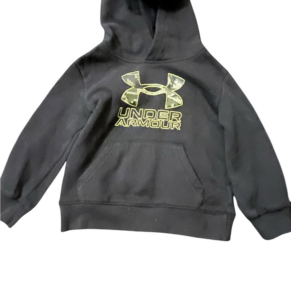 Under Armour Kids Black Sweatshirt Size 3T - Picture 2 of 4